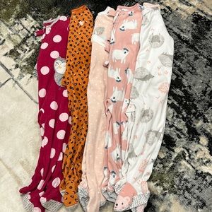 Carters 3t footie lot